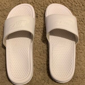 Nike White Air Slide Sandals - Embossed Strap size 10